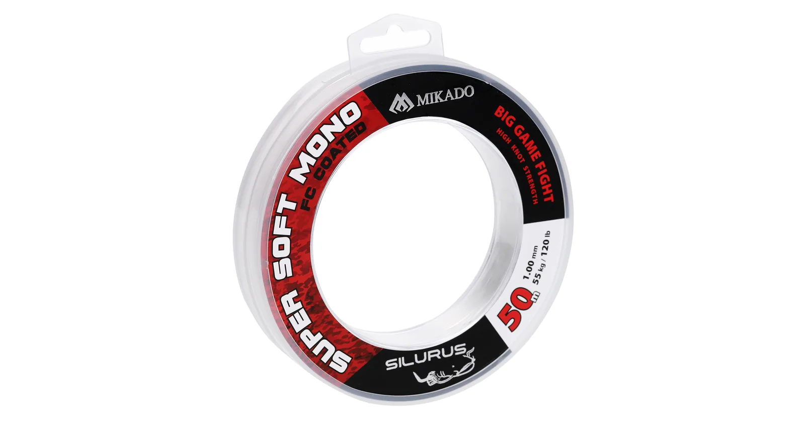 Mikado Materiał Przyponowy Super Soft Mono Fc Coated 1.00mm/50m/55kg