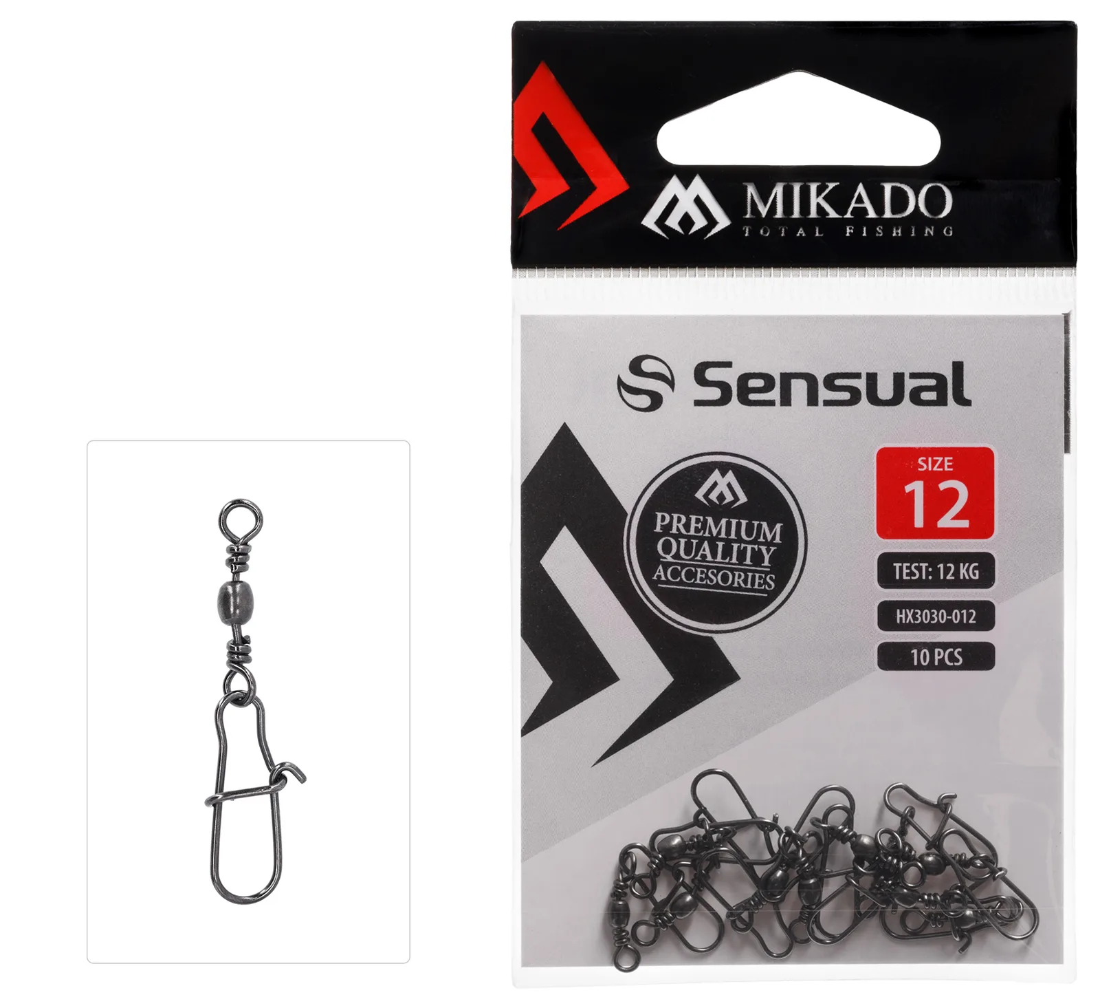 Mikado Krętlik Baryłkowy z Agrafką Spinningową
