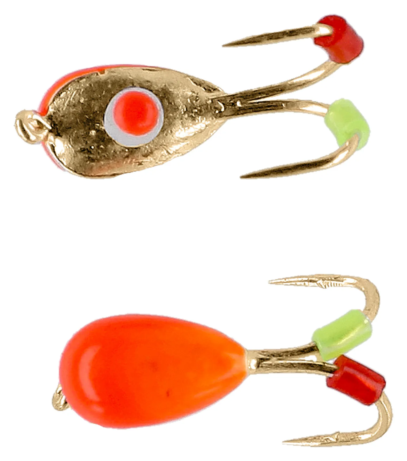 Mikado Przynęta Ice Bug Pomarańczowy Rozm. 4mm Złoty